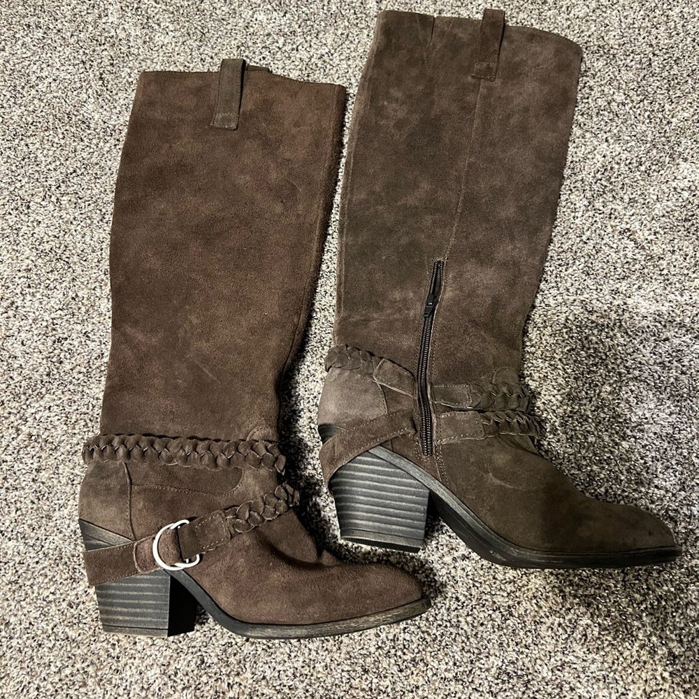 Sole Society suede boots